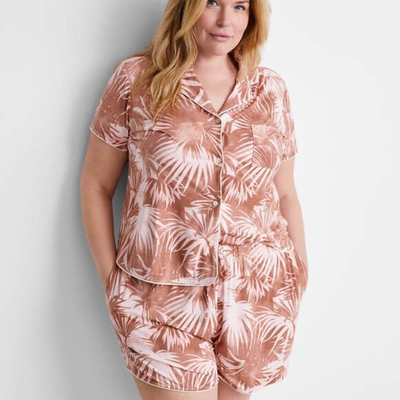 #993 State of Day Women's 2-Pc. Short-Sleeve Notched-Collar Pajama Set - Picture 3 of 6